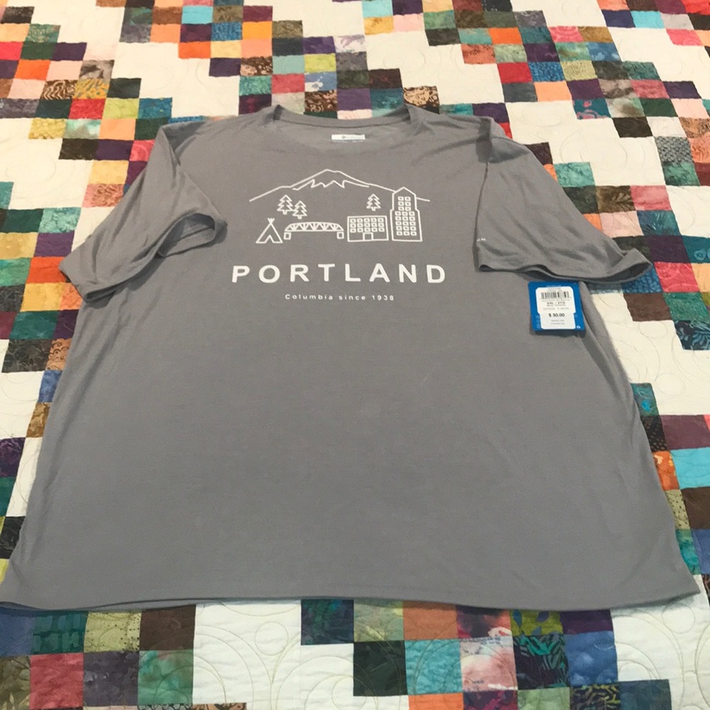 Men’s Columbia t-shirt.  2 XL